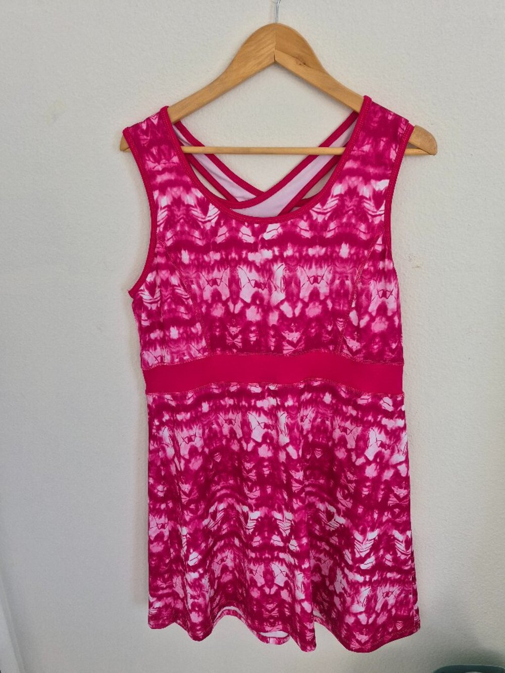 Reel Legends Keep it Cool tie dyed sleeveless dress